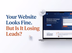 Your Website Looks Fine. But It’s Quietly Losing Leads